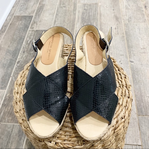 Patricia Green Espadrille Slingback platform sandals - Picture 2 of 7